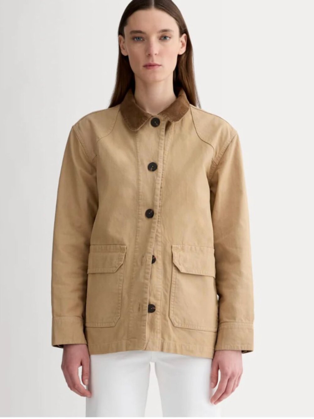 Everlane Barn Jacket Cornstalk NWT. sz Small